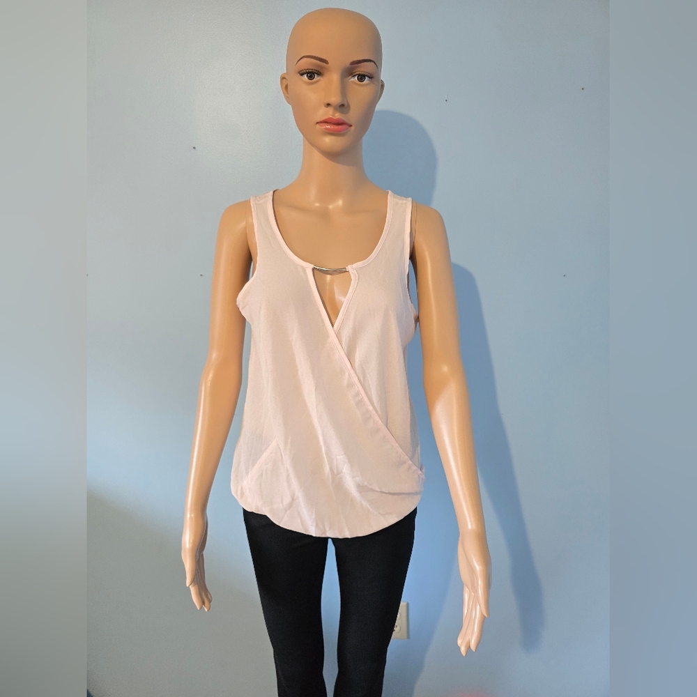 Women's Pink Sleeveless Top